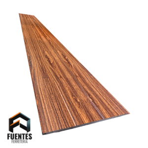 Metal Siding Roble Tres Tablas LZG-A007 / 3800 x 380 x 16 mm.