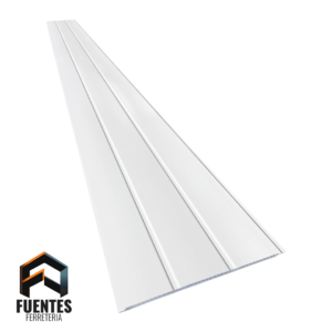 Sky Panel Blanco Puro Brillante 3 Tablas / 3800 x 300 x 9 mm.
